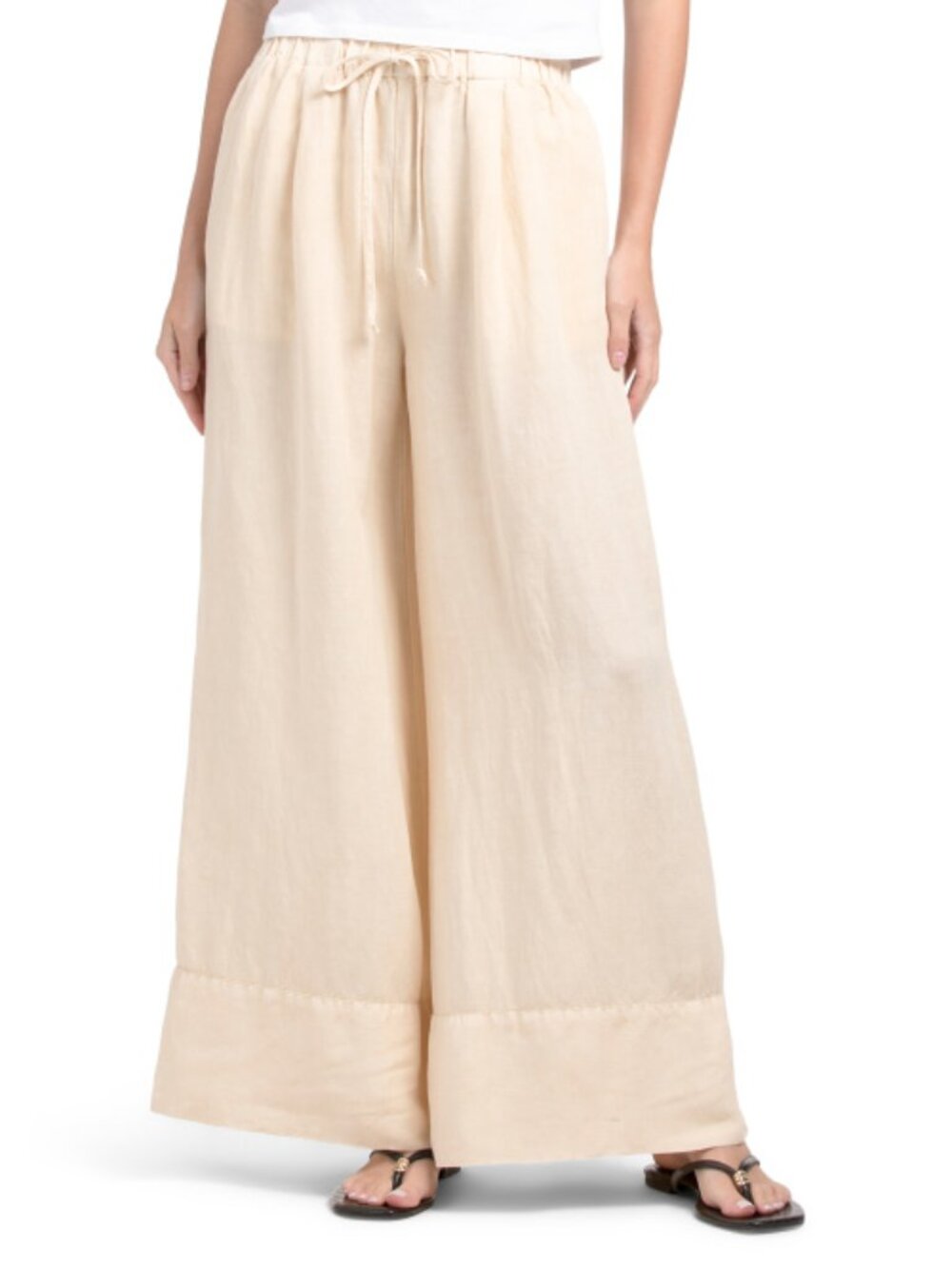 YOUNG FABULOUS & BROKE Linen Blend Hilo Pants